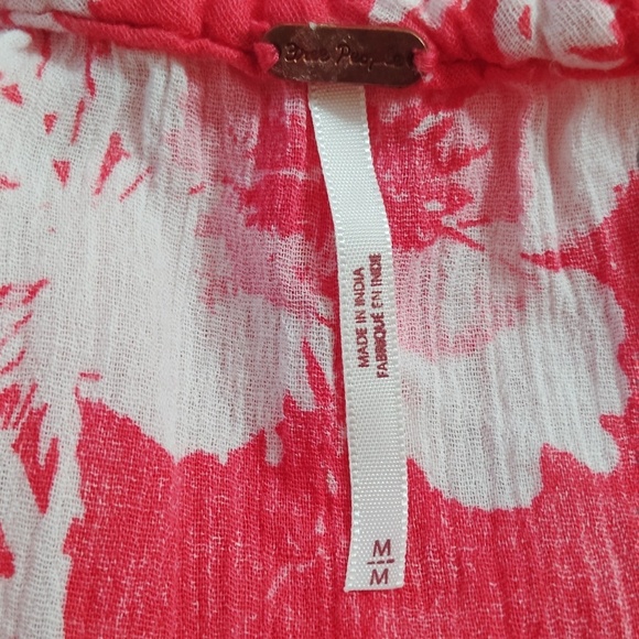 Free People Lille Printed Tie-Back Maxi Dress Size Medium - Picture 7 of 7